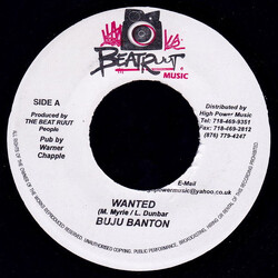 Buju Banton Wanted USED VINYL 7INCH 45 RPM