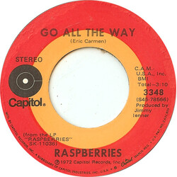Raspberries Go All The Way VINYL 7" USED