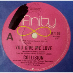 Collision (12) You Give Me Love USED VINYL 7INCH 45 RPM SINGLE STEREO