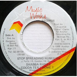 Shabba Ranks / Cocoa Tea / Home T Stop Spreading Rumours USED VINYL 7INCH 45 RPM