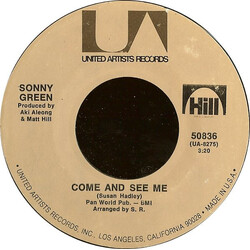Sonny Green Come And See Me USED VINYL 7INCH 45 RPM STYRENE