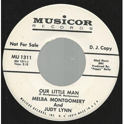 Melba Montgomery / Judy Lynn Our Little Man USED VINYL 7INCH 45 RPM SINGLE PROMO