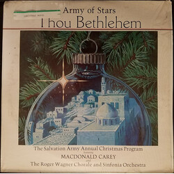 Macdonald Carey / The Roger Wagner Chorale / The Sinfonia Orchestra Army Of Stars:  Thou Bethlehem Vinyl LP USED