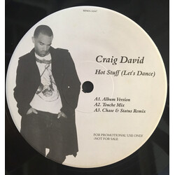 Craig David Hot Stuff (Let's Dance) USED VINYL 12INCH PROMO