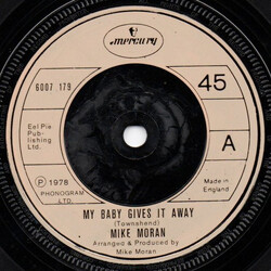 Mike Moran My Baby Gives It Away USED VINYL 7INCH 45 RPM