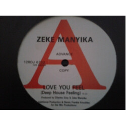 Zeke Manyika Love You Feel USED VINYL 12INCH PROMO SINGLE