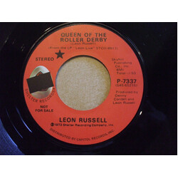 Leon Russell Queen Of The Roller Derby USED VINYL 7INCH 45 RPM SINGLE PROMO