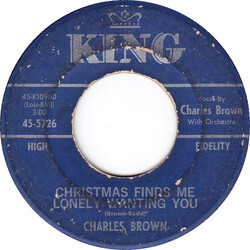 Charles Brown It's Christmas Time / Christmas Finds Me Lonely Wanting You USED VINYL 7INCH 45 RPM SINGLE