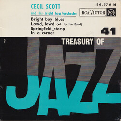 Cecil Scott & His Bright Boys / Cecil Scott & His Orchestra Treasury Of Jazz Nº 41 USED VINYL 7INCH 45 RPM EP