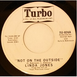 Linda Jones Not On The Outside USED VINYL 7INCH 45 RPM SINGLE PROMO