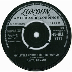 Anita Bryant My Little Corner Of The World USED VINYL 7INCH 45 RPM SINGLE