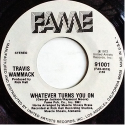 Travis Wammack Whatever Turns You On / Slip Away Vinyl 7" USED