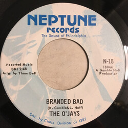 The O'Jays Branded Bad USED VINYL 7INCH 45 RPM