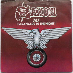 Saxon 747 (Strangers In The Night) USED VINYL 7INCH 45 RPM SINGLE