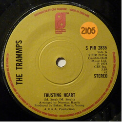 The Trammps Trusting Heart USED VINYL 7INCH 45 RPM STEREO