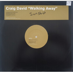 Craig David Walking Away USED VINYL 12INCH 33 S RPM PROMO