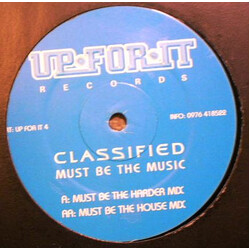 Classified Must Be The Music USED VINYL 12INCH SINGLE