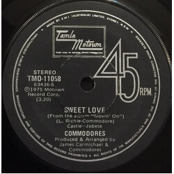 Commodores Sweet Love USED VINYL 7INCH 45 RPM SINGLE