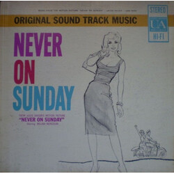 Manos Hadjidakis Never On Sunday (Original Sound Track Music) Vinyl LP USED