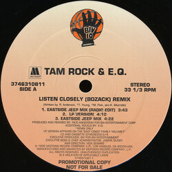 Tamrock / E.Q. Listen Closely (Bozack) (Remix) USED VINYL 12INCH PROMO