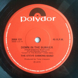 Steve Gibbons Band Down In The Bunker USED VINYL 7INCH 45 RPM SINGLE