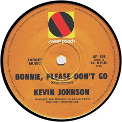 Kevin Johnson (5) Bonnie, Please Don't Go USED VINYL 7INCH 45 RPM