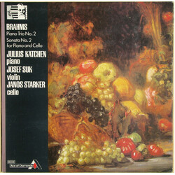 Johannes Brahms / Julius Katchen / Josef Suk / Janos Starker Pianos Trios Nos.1 &3 Vinyl LP USED
