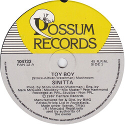 Sinitta Toy Boy USED VINYL 7INCH 45 RPM SINGLE REISSUE