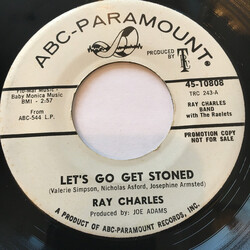 Ray Charles Let's Go Get Stoned USED VINYL 7INCH PROMO