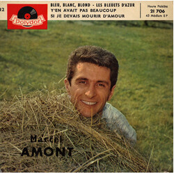 Marcel Amont -12- Bleu, Blanc, Blond USED VINYL 7INCH 45 RPM EP REPRESS