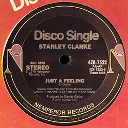 Stanley Clarke Just A Feeling USED VINYL 12INCH 33 S RPM