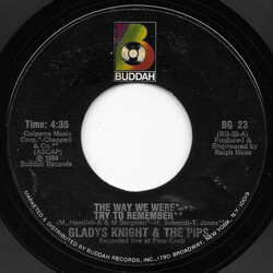 Gladys Knight And The Pips The Way We Were / Try To Remember USED VINYL 7INCH 45 RPM