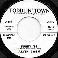 Alvin Cash Funky '69 USED VINYL 7INCH SINGLE PROMO