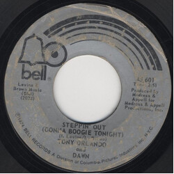 Tony Orlando / Dawn (5) Steppin' Out (Gonna Boogie Tonight) / She Can't Hold A Candle To You USED VINYL 7INCH 45 RPM SINGLE