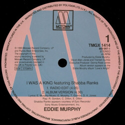 Eddie Murphy I Was A King USED VINYL 12INCH 45 RPM SINGLE STEREO