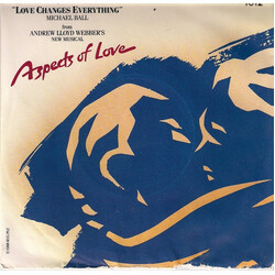 Michael Ball Love Changes Everything USED VINYL 7INCH 45 RPM SINGLE STEREO