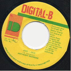 Anthony Red Rose Jah - Jah USED VINYL 7INCH 45 RPM