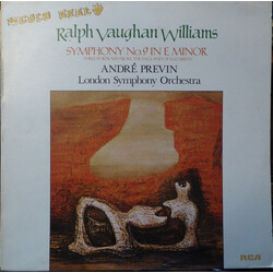Ralph Vaughan Williams / André Previn / The London Symphony Orchestra Symphony No. 9 in E Minor - Three Portraits From "The England Of Elizabeth" Viny
