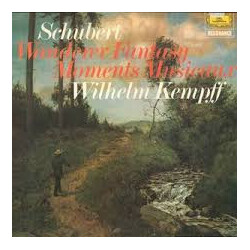 Franz Schubert / Wilhelm Kempff Wanderer Fantasy - Moments Musicaux Vinyl LP USED