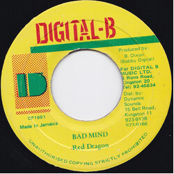 Red Dragon Bad Mind USED VINYL 7INCH 45 RPM