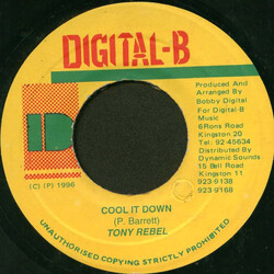 Tony Rebel Cool It Down USED VINYL 7INCH 45 RPM