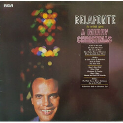 Harry Belafonte To Wish You A Merry Christmas Vinyl LP USED