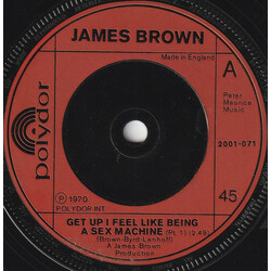 James Brown Get Up I Feel Like Being A Sex Machine (Pt. 1) VINYL 7" USED