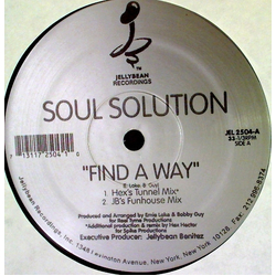 Soul Solution Find A Way Vinyl 12" USED