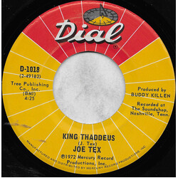 Joe Tex King Thaddeus / Rain Go Away USED VINYL 7INCH SINGLE