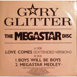 Gary Glitter The Megastar Disc USED VINYL 12INCH EP 45 RPM
