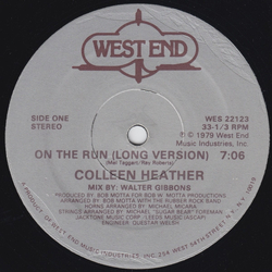 Colleen Heather On The Run Vinyl 12" USED