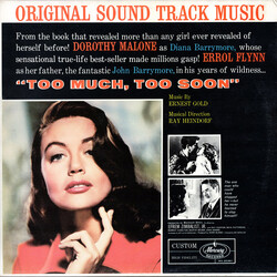 Ernest Gold Too Much, Too Soon - Original Sound Track Music Vinyl LP USED