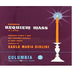 Luigi Cherubini Requiem Mass In C Minor Vinyl LP USED