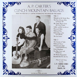 A. P. Carter A. P. Carter's Clinch Mountain Ballads Vinyl LP USED